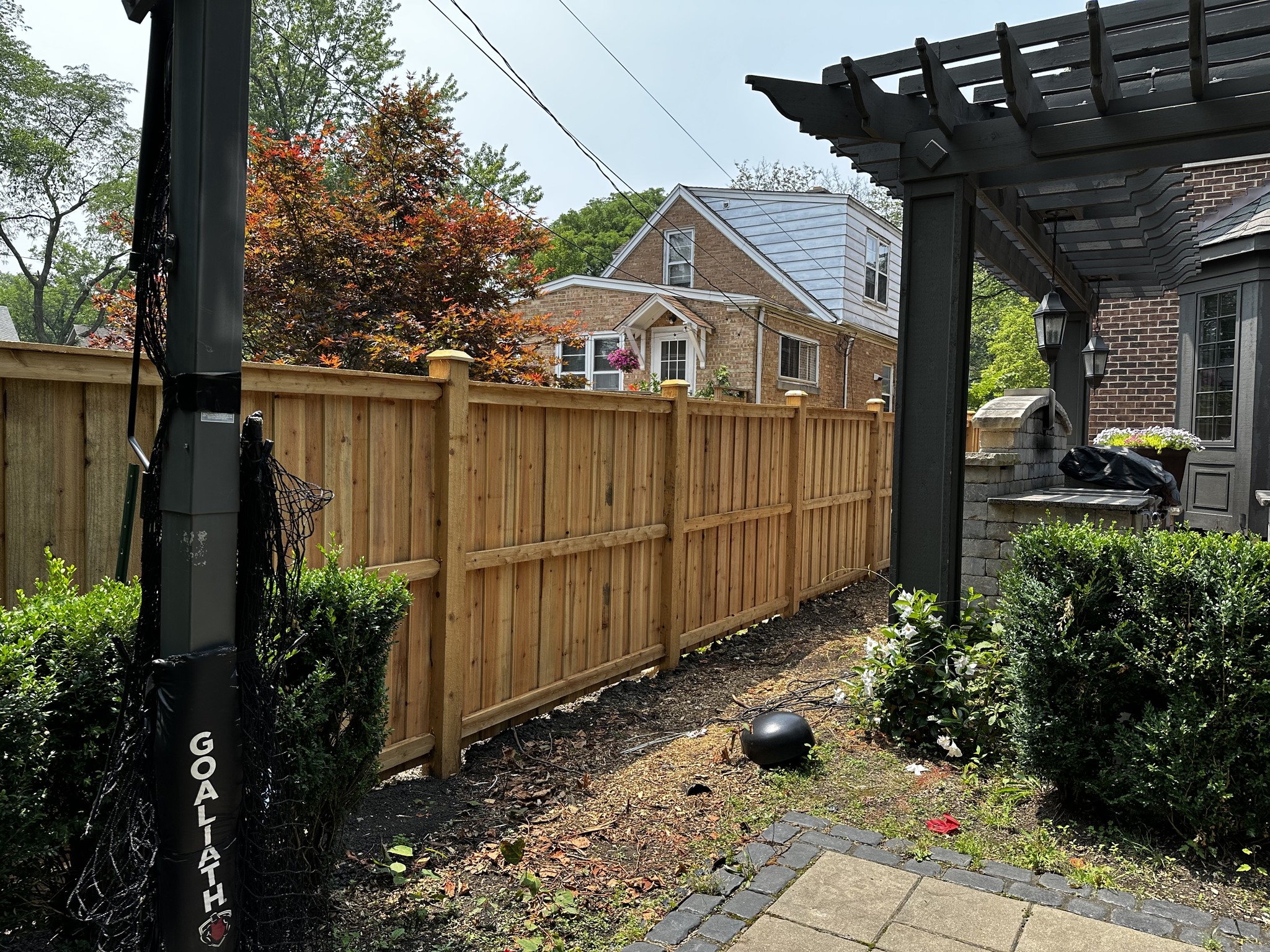 Wood Fence Install